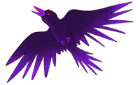 Floating raven